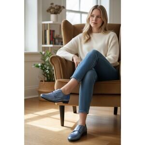 Manila Grace Metallic Silver Slip On‎ Loafers Made In Italy EU 39